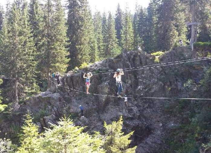 action sejour via ferrata.